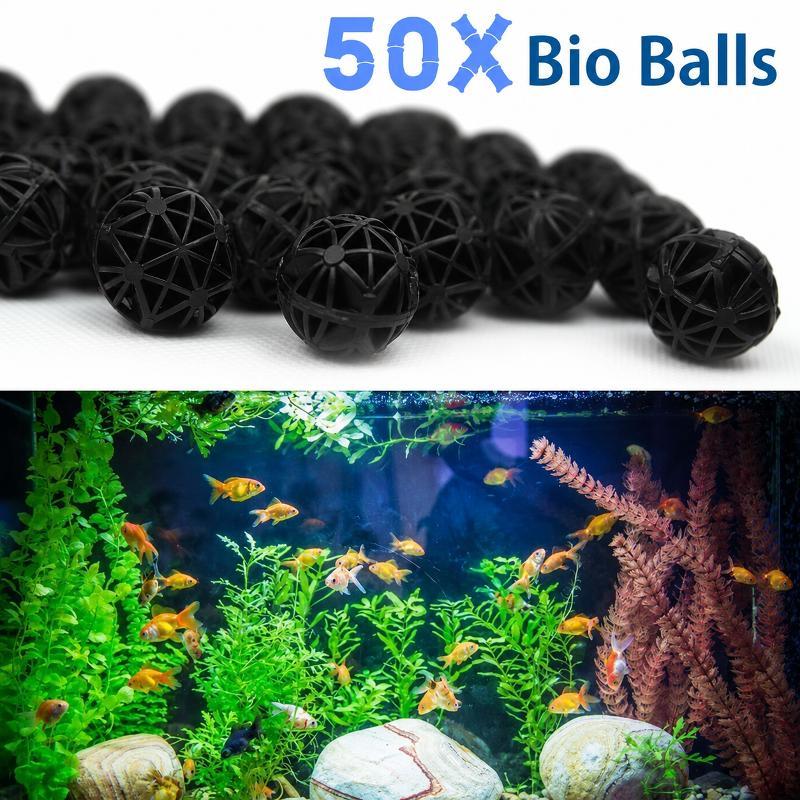 Marine Aquarium Filter Media - 50 stuks 16mm aquarium biofilterballen viskom