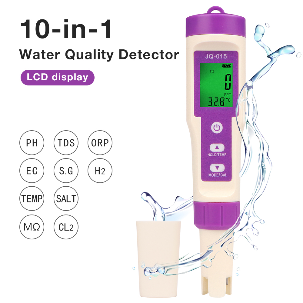Marine Aquarium Water Testing - Bluetooth 10-in-1 waterkwaliteitsdetector chloor PH TDS