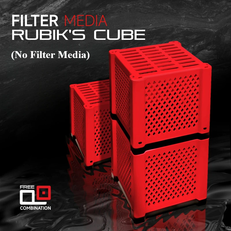 Marine Aquarium Filter Media - PVC opbergdoos Aquariumfiltermedia Plastic opbergdoos Kubusverpakkingsdozen