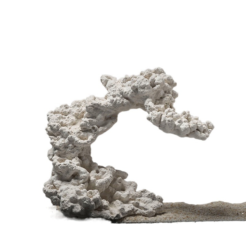 Aquarium Marine Rock - Keramische Zeeanemoon Kweekhol Clownvis Schuilplaats Aquariumdecoratie