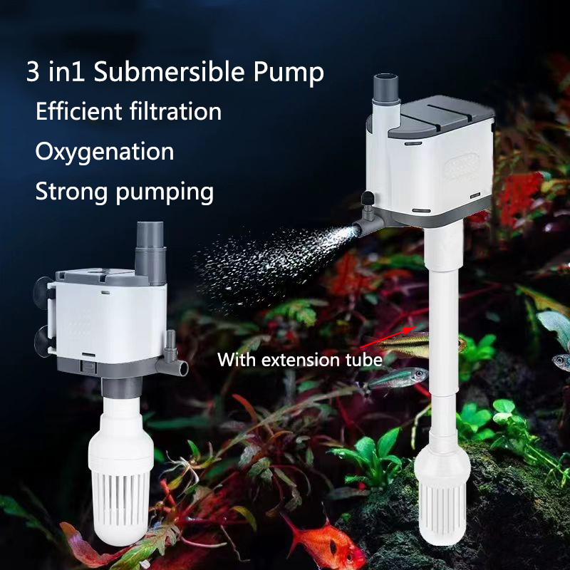 Marine Aquarium Overflow Box - 3W 6W Aquarium Waterpomp Aquarium 220