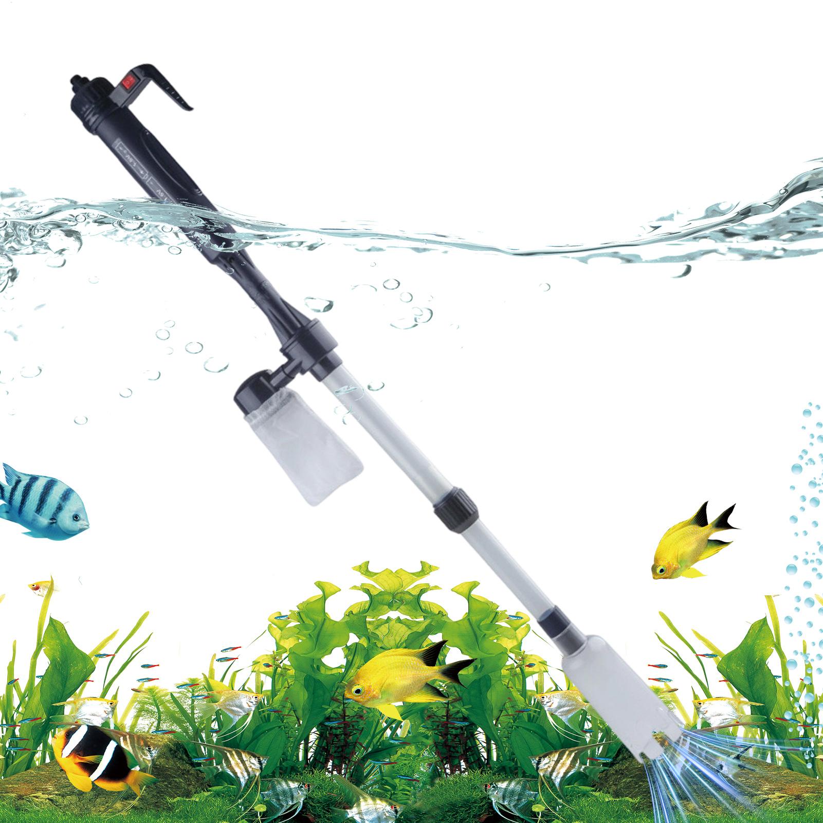 Elektrische aquariumgrindreini - Marine Aquarium Vacuum recensie en prijs