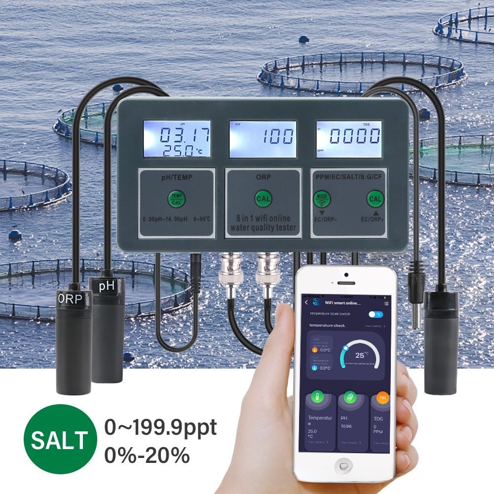 WiFi Waterkwaliteitstester met - Marine Aquarium Orp recensie en prijs
