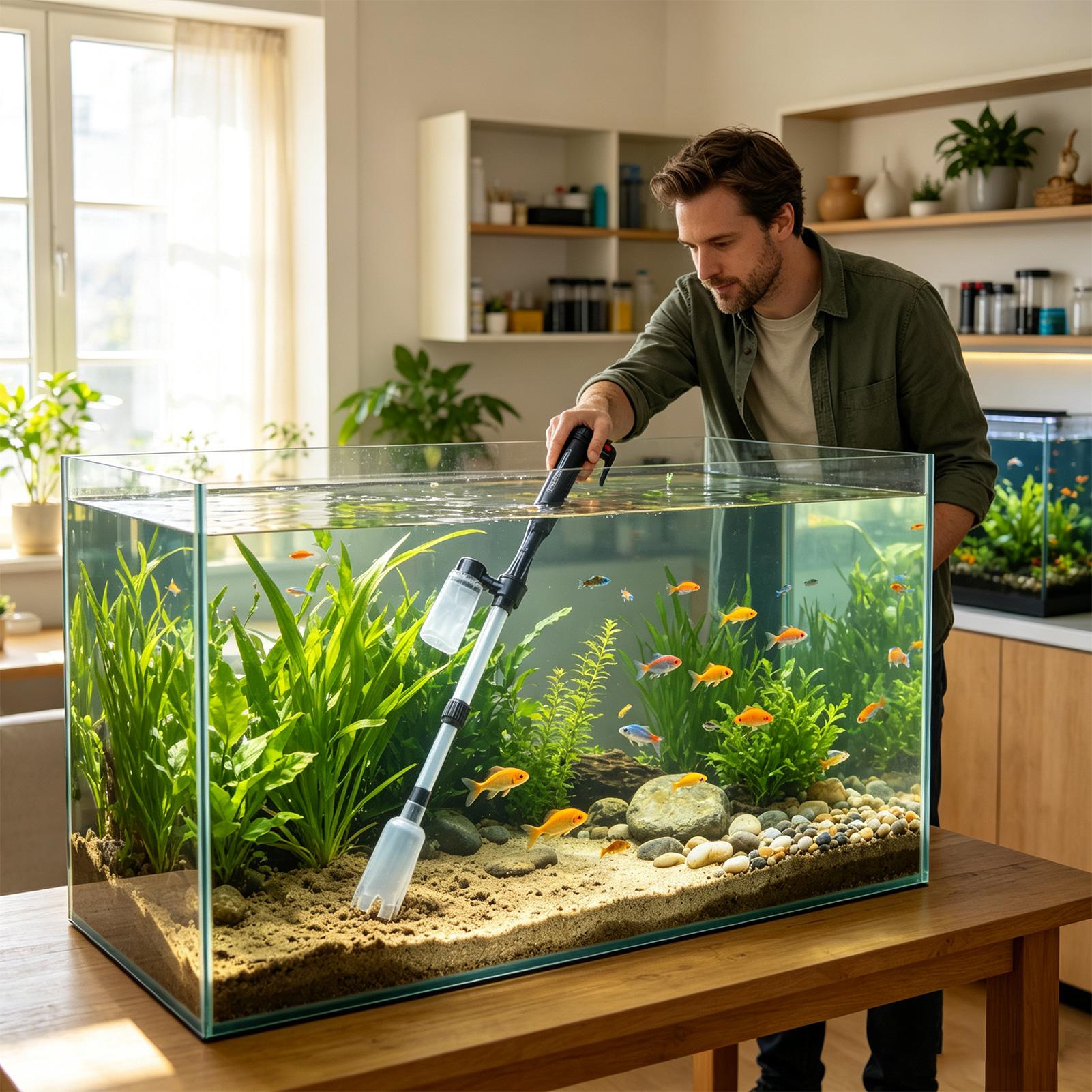 3-in-1 Aquariumstofzuiger, Gri - Marine Aquarium Vacuum recensie en prijs