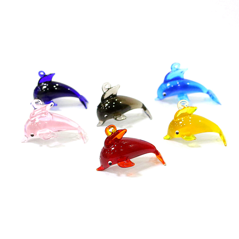 Schattige dolfijn charm glazen - Marine Aquarium Orp recensie en prijs