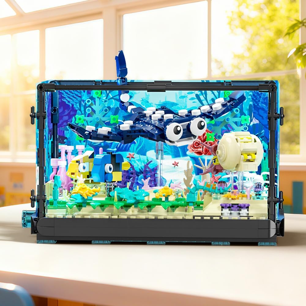 Visaquarium bouwset - Zeeaquar - Marine Aquarium Cube recensie en prijs