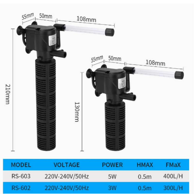 Mini intern filter voor kleine - Marine Aquarium Overflow Box recensie en prijs