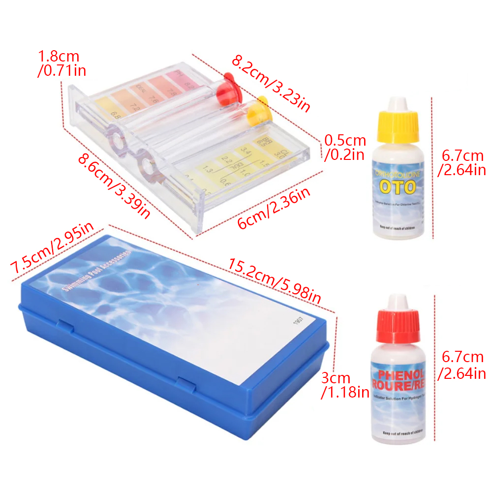PH Chloor Water Test Kit Teste - Marine Aquarium Water Testing recensie en prijs