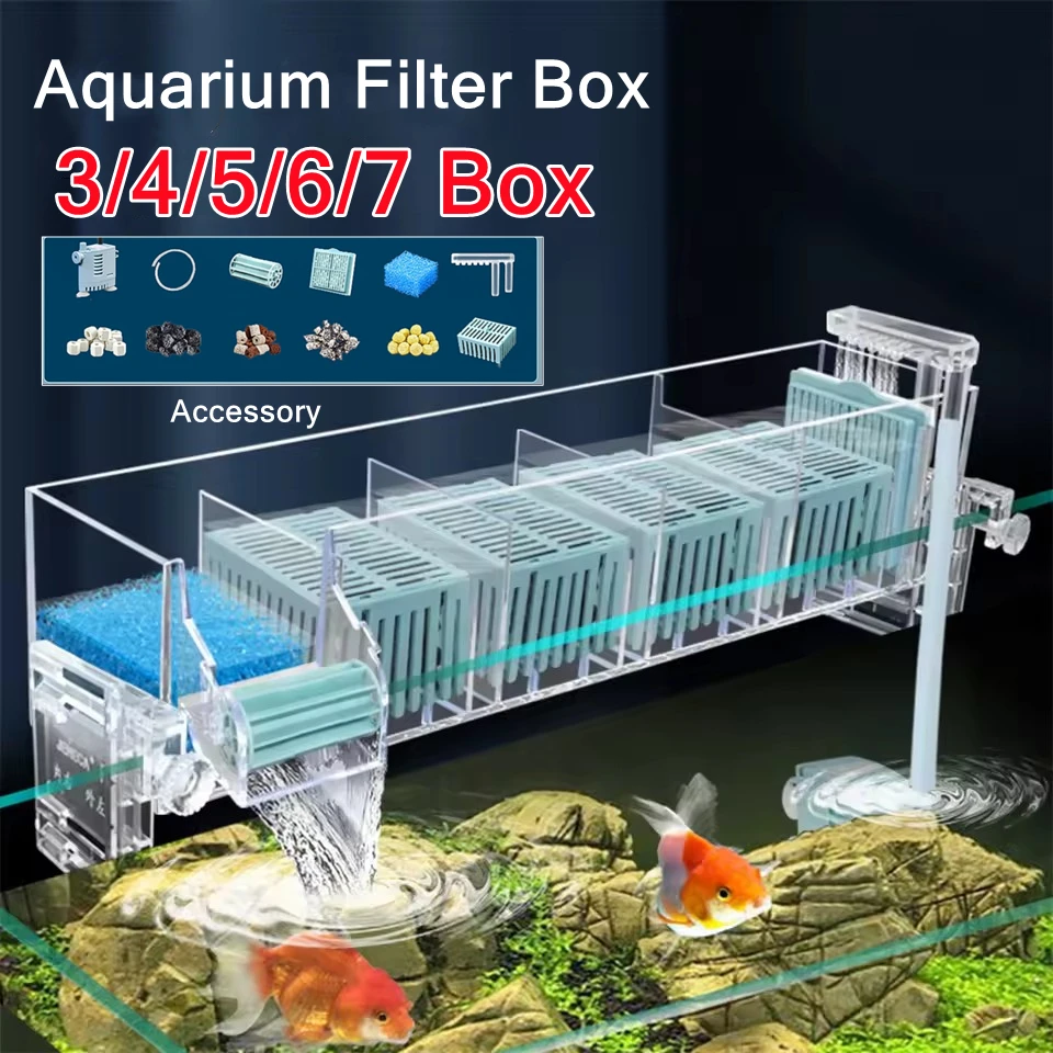 220V Aquarium Wandgemonteerde  - Marine Aquarium Overflow Box recensie en prijs